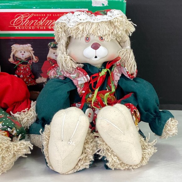 Vintage House of Lloyd Hip Hop Christmas Rabbit Dolls - Picture 3 of 8